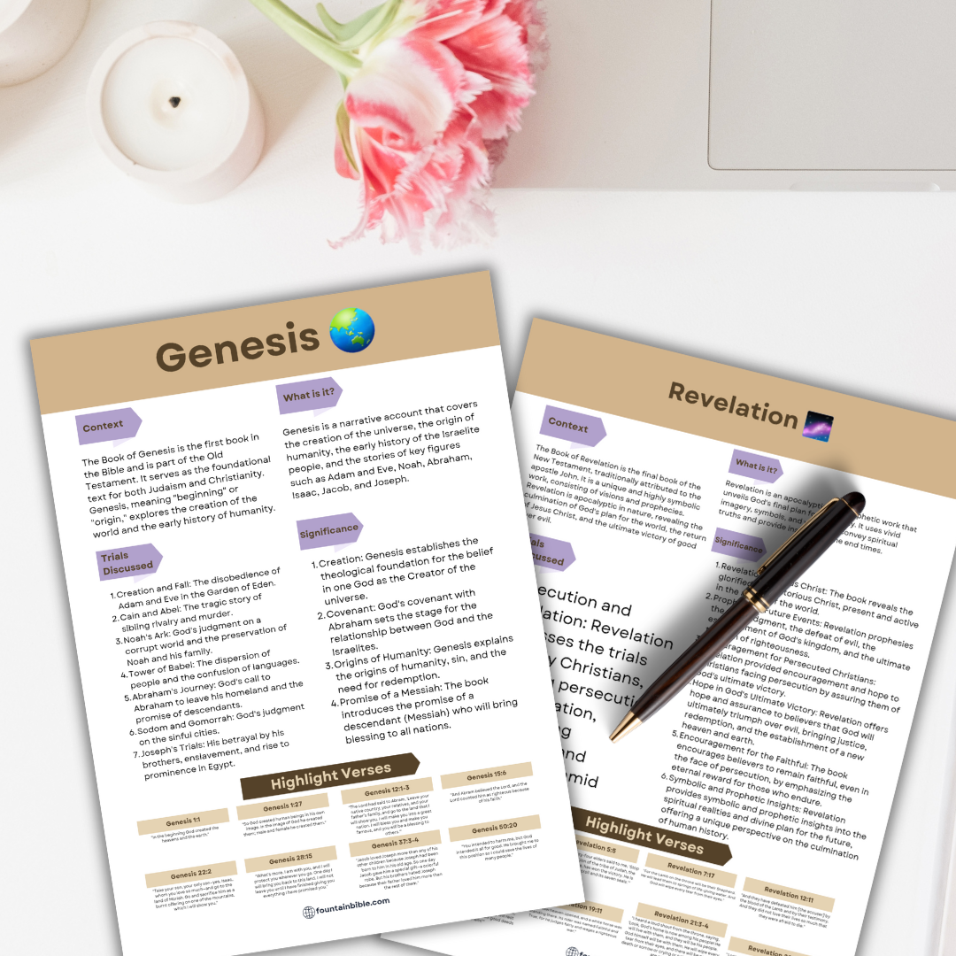 Bible Book Summaries Printable- save time study more with a simple overview of each book in the Bible Digital & Printable