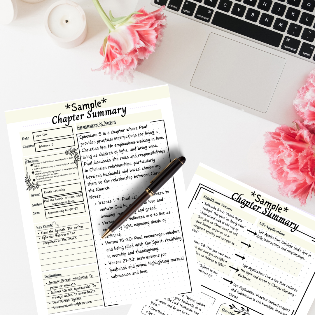 Bible Journaling Bundle | Deep Study | Digital & Printable