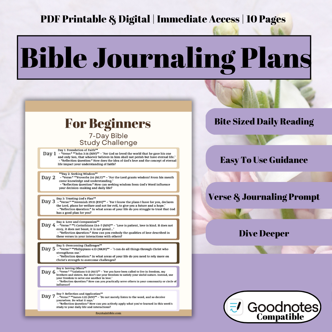 Build a Bible Habit Bundle Printable & Digital