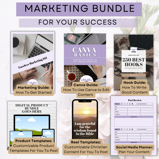 Help Others Grow Closer to God Marketing Bundle Digital Download
