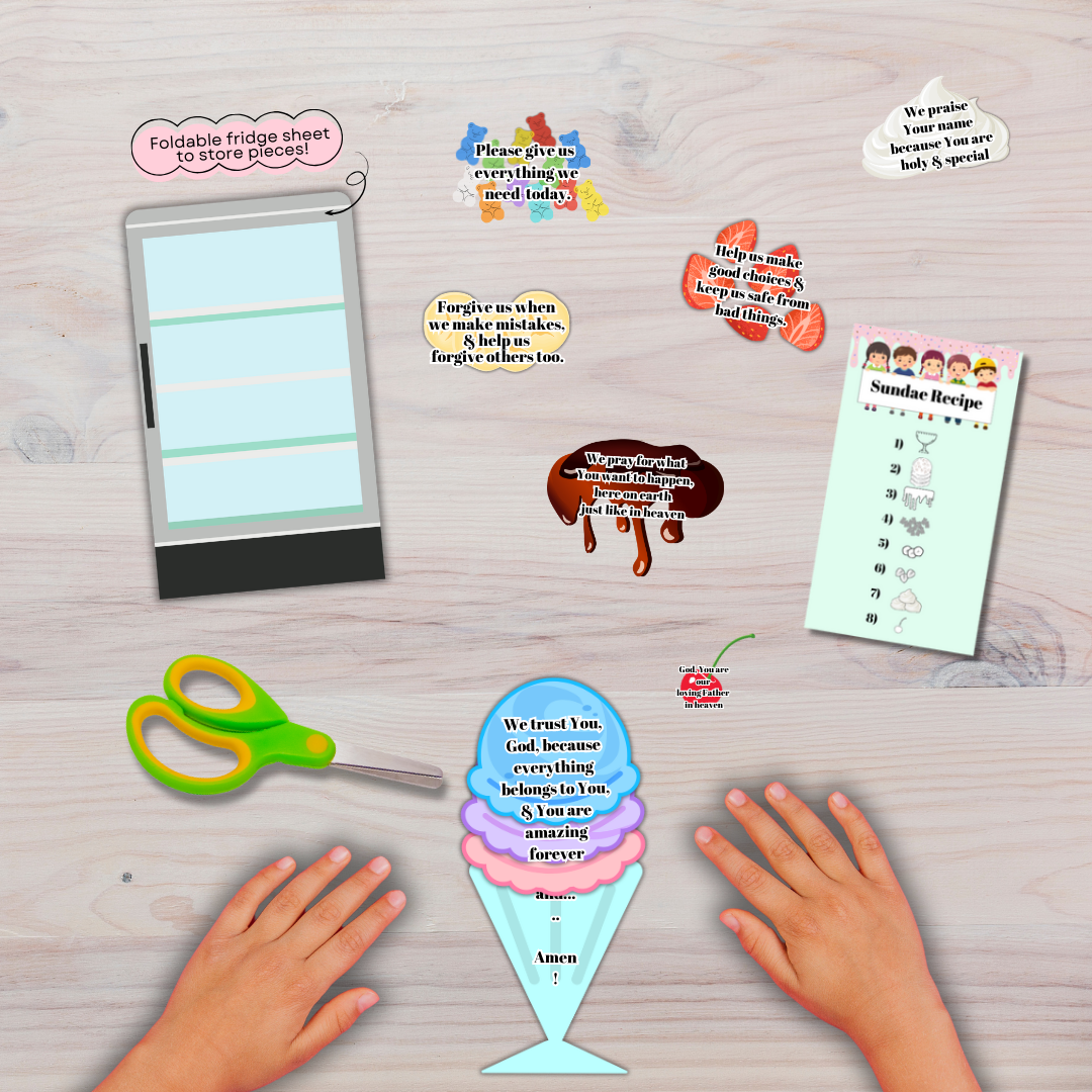 Busy Bible Workbook Digital & Printable Bible Activity Pages Ages 3 & 4 Edition | Sunday School | Homeschool