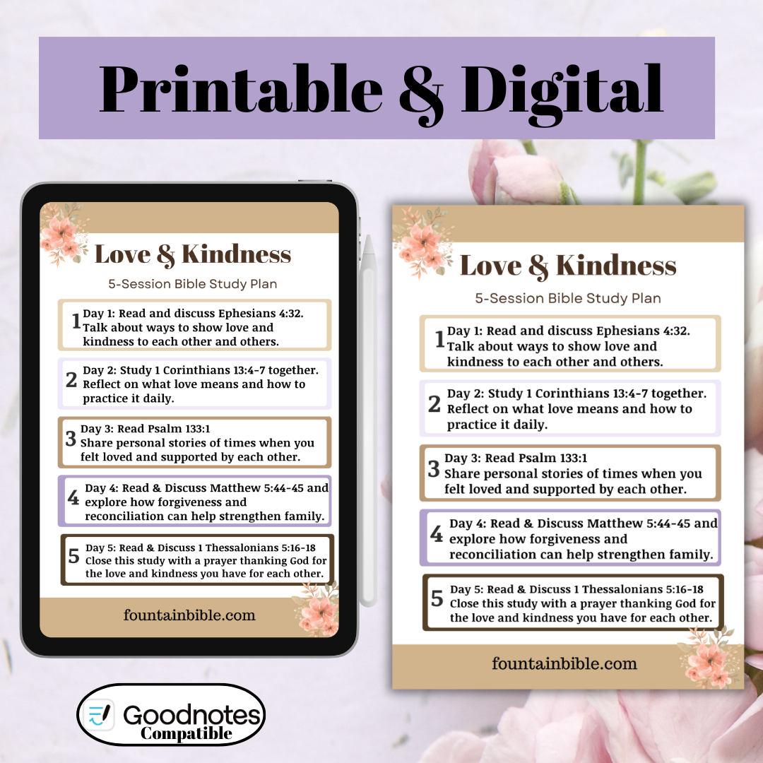 Bible Study Plans for Moms| Build Habit & Guide Reading | Printable & Digital