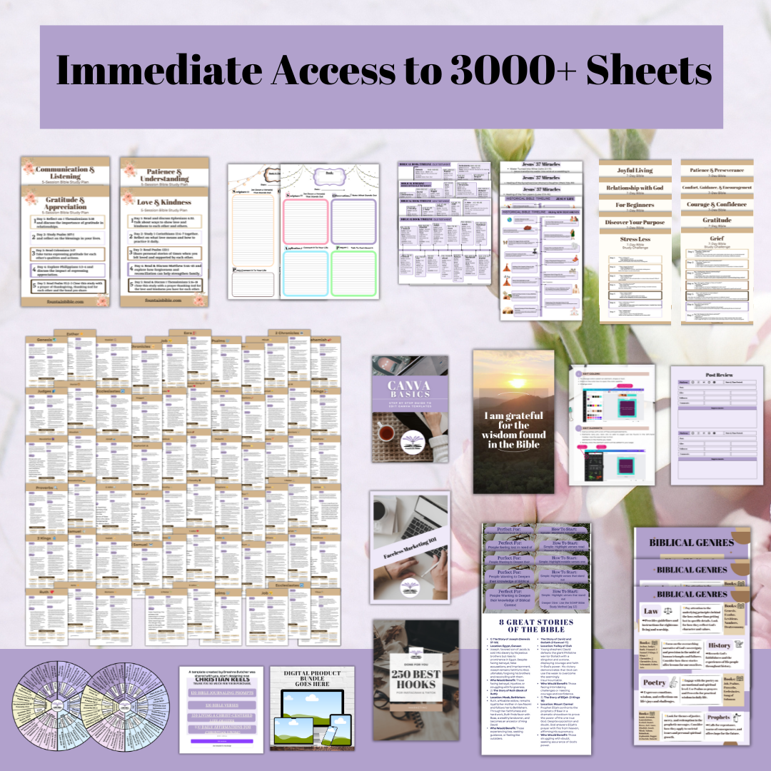 Help Others Grow Closer to God Marketing Bundle