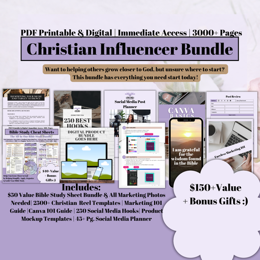 Help Others Grow Closer to God Marketing Bundle